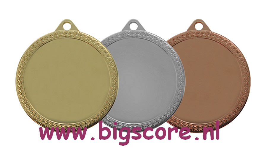 M741 Medaille goud-zilver-brons Ø 60 mm compleet